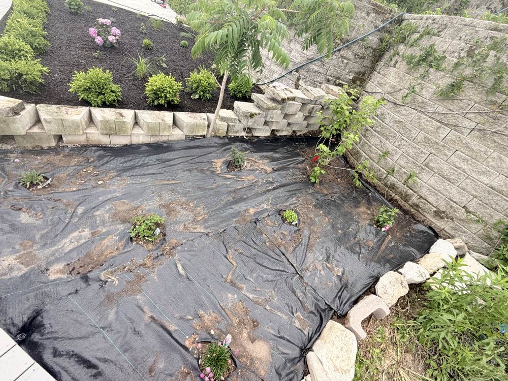Bed prep and planting by J&D ProMaster Landscaping